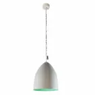 Suspension lamp In-es.artdesign Flower S Cement concrete finish Viadurini