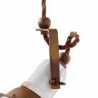 adjustable pendant lamp ceramic and metal Alayna Ferroluce Viadurini