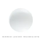 Handcrafted Suspended Lamp in Blown White Venice Glass - Snow Viadurini