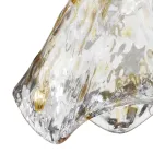 Handcrafted Suspended Lamp in Blown Venetian Glass 35 46 cm - Mary Viadurini