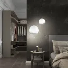 Handcrafted Suspended Lamp in Venetian Blown Cased Glass - Nova Viadurini