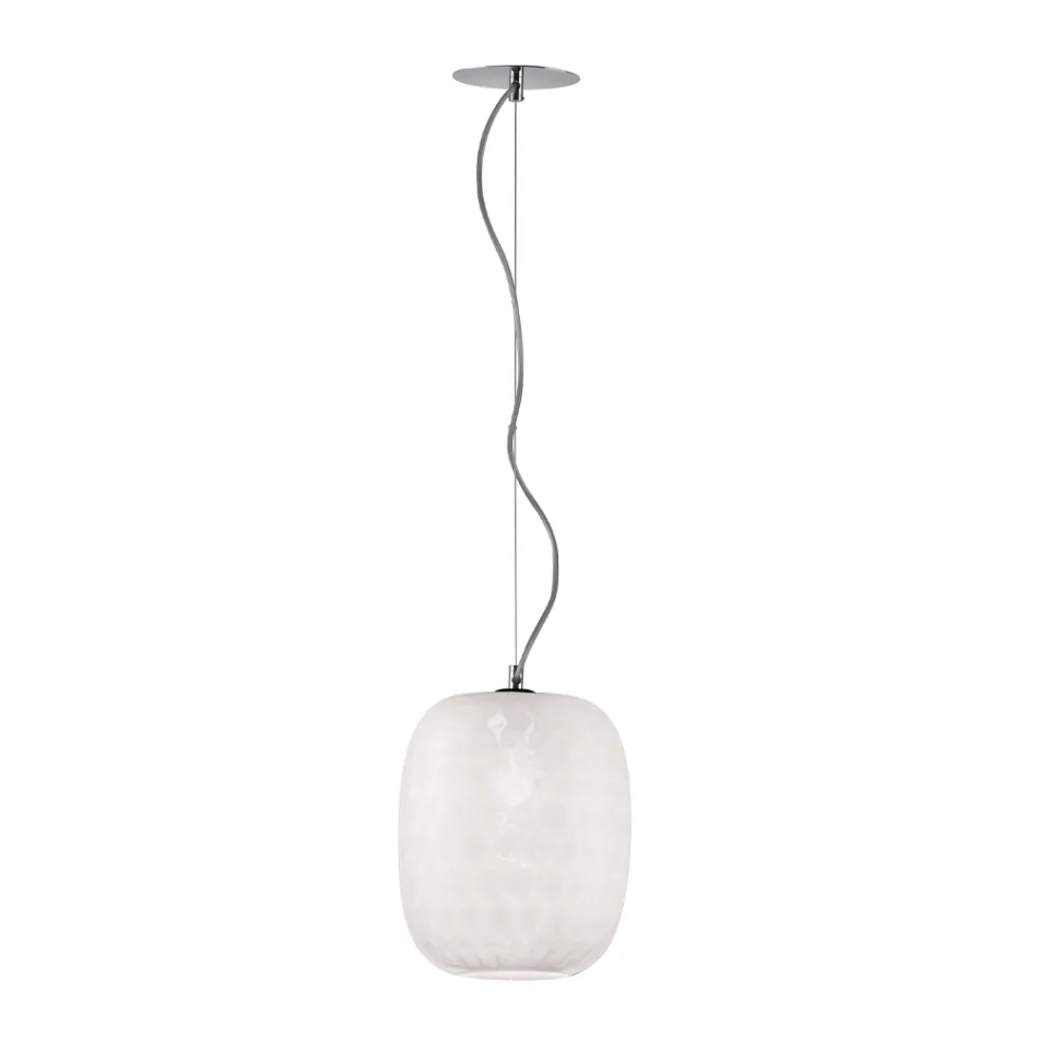 Handcrafted Suspended Lamp in Blown Venetian Glass - Cloe Balloton Viadurini