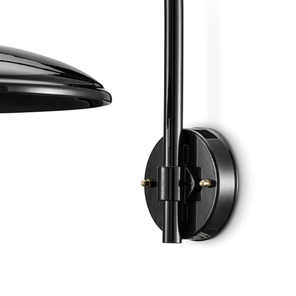 Suspended Lamp Black Ceramic and Iron Industrial Vintage Design - Bew Viadurini