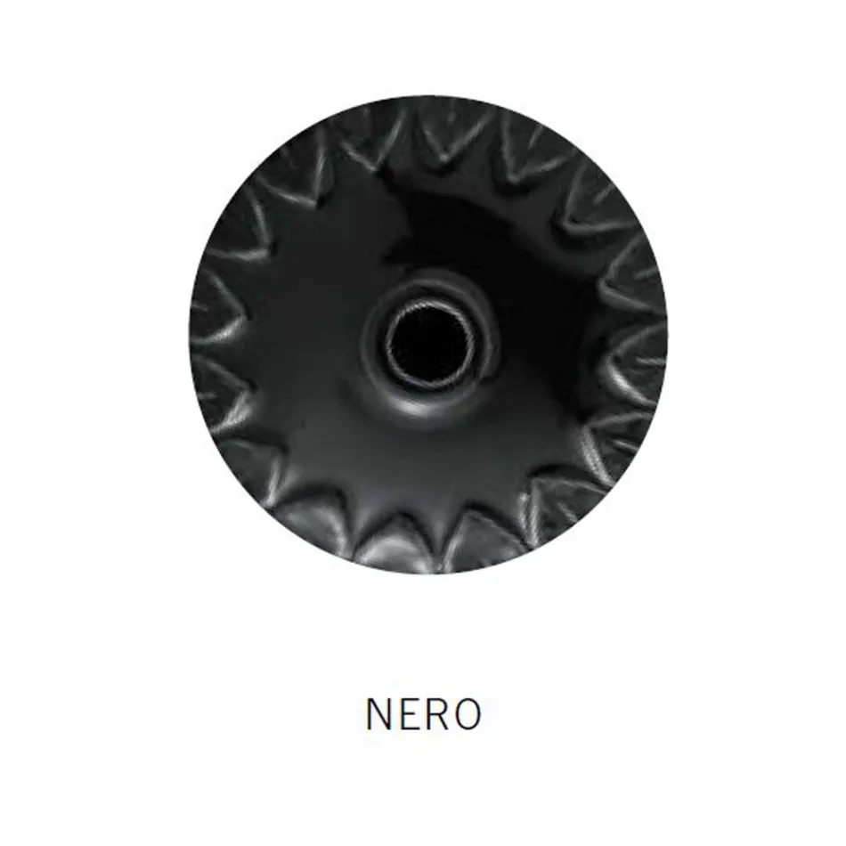 Suspended Lamp Black Ceramic and Iron Industrial Vintage Design - Bew Viadurini