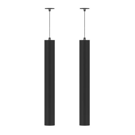 Suspended Recessed Lamp in White or Black Aluminium, 2 Pieces - Rebolla Viadurini