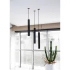 Suspended Recessed Lamp in White or Black Aluminium, 2 Pieces - Rebolla Viadurini