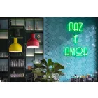 Retro Style Suspension Lamp in Ceramic Made in Italy - Ferroluce Caxixi Viadurini