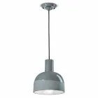 Retro Style Suspension Lamp in Ceramic Made in Italy - Ferroluce Caxixi Viadurini