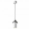 Suspended lamp of modern design in ceramic made in Italy Asia