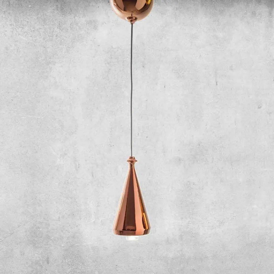 Suspended Lamp in Design Ceramics - Lustrini L2 Aldo Bernardi Viadurini