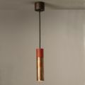 Suspended Lamp in Ceramic and Copper Handmade in Italy - Toscot Match