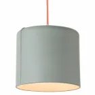 In-es.artdesign Candle 2 modern hanging lamp in colored laprene Viadurini