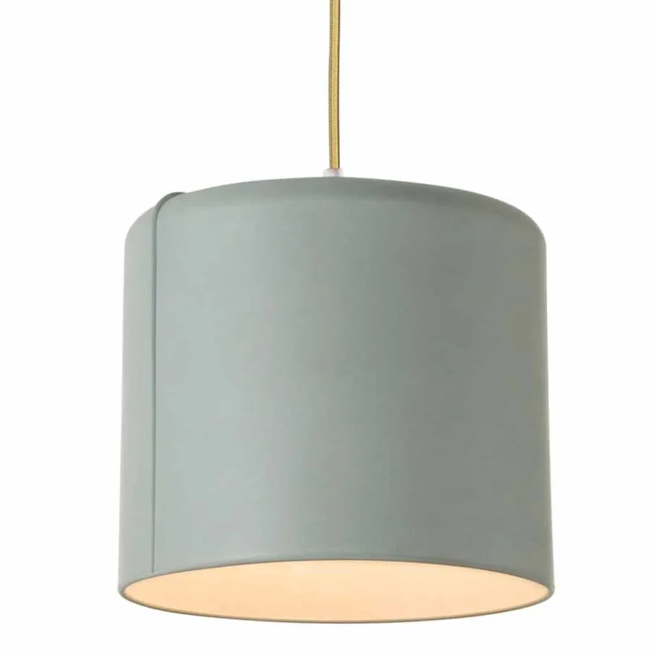 In-es.artdesign Candle 2 modern hanging lamp in colored laprene Viadurini