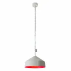 Modern suspended lamp In-es.artdesign Cyrcus Painted concrete Viadurini
