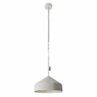 Modern suspended lamp In-es.artdesign Cyrcus Painted concrete Viadurini
