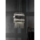Modern Suspended Lamp in Luxury Blown Glass Made in Italy - Maesta Viadurini