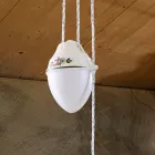 Hand Made Ceramic Ups and Down Hanging Lamp with Passanastri - Naples Viadurini