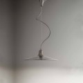Vintage Suspended Lamp in Aluminium Made in Italy - Sassmaòr