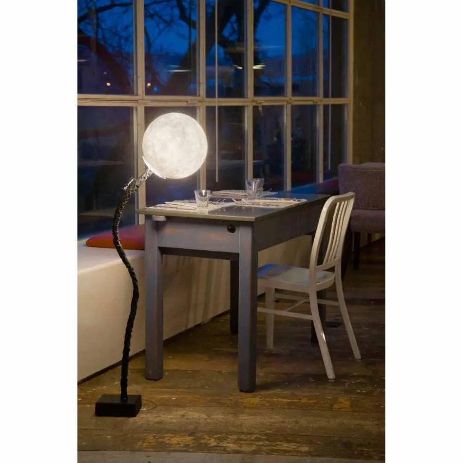 Flexible floor lamp In-es.artdesign Micro Luna nebulite Viadurini
