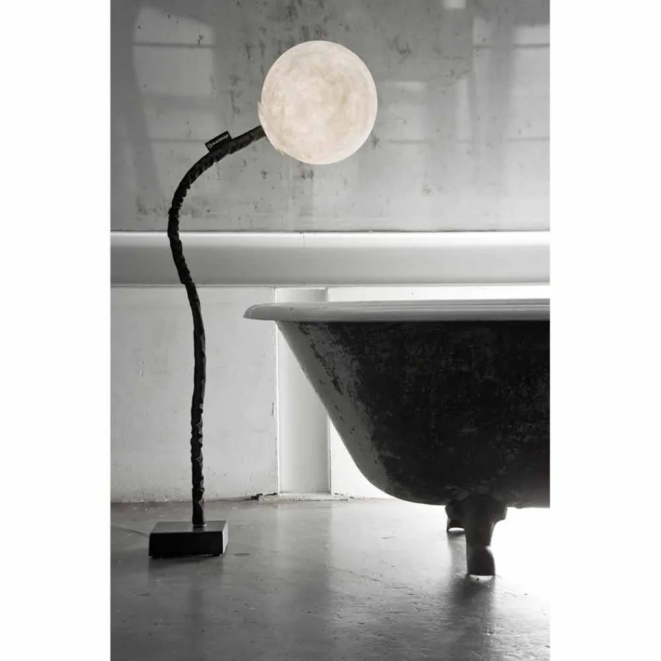 Flexible floor lamp In-es.artdesign Micro Luna nebulite Viadurini