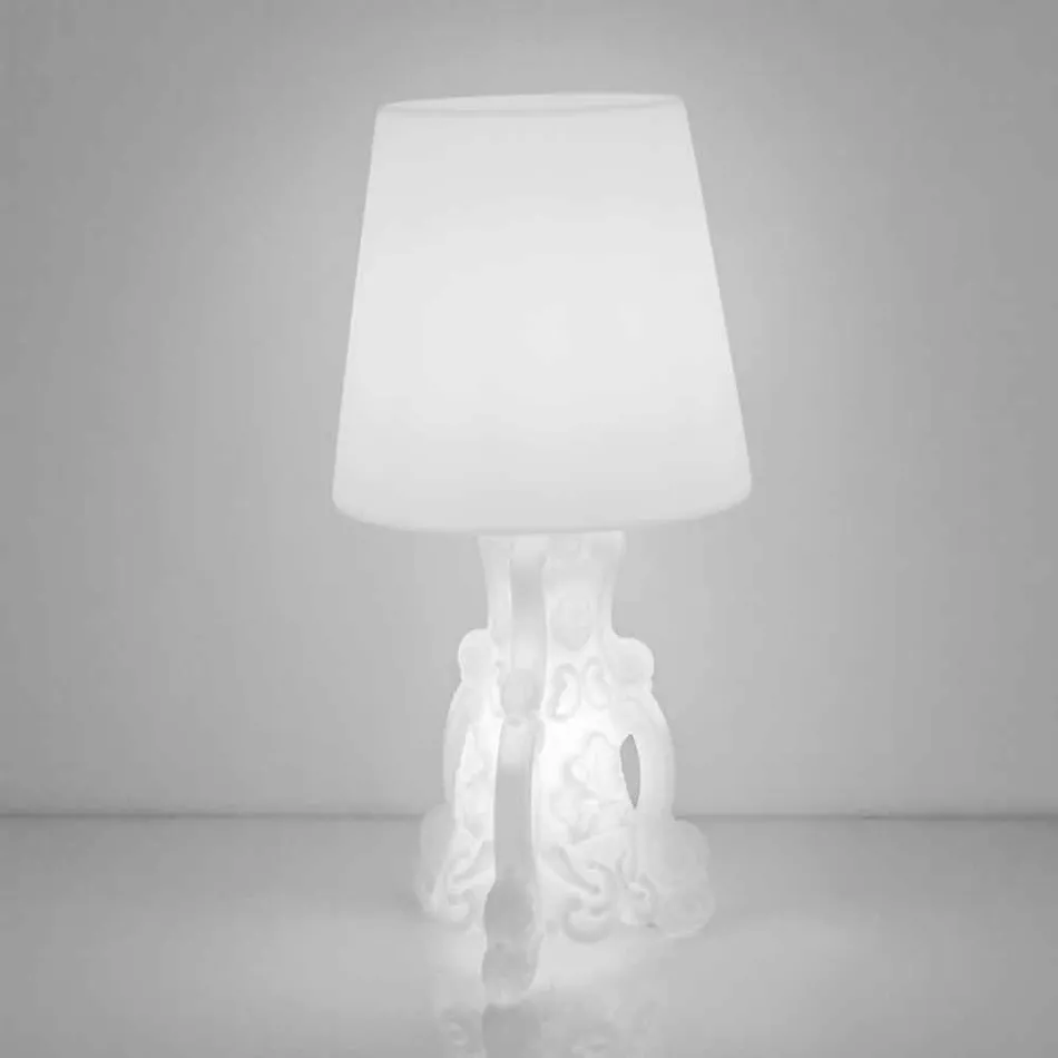 Slide Lady of Love table lamp of luminous design made in Italy Viadurini