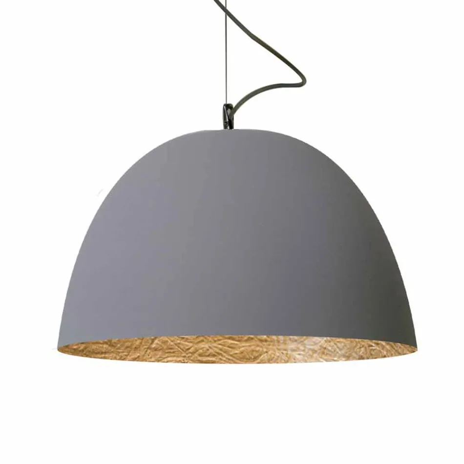 Painted suspension lamp In-es.artdesign H2o Modern cement Viadurini