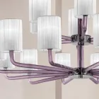 18 Lights Handcrafted Venetian Glass Chandelier Made in Italy - Graham Viadurini