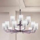18 Lights Handcrafted Venetian Glass Chandelier Made in Italy - Graham Viadurini