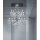 18 Lights Chandelier in Venetian Glass and Metal Classic - Florentine Style Viadurini