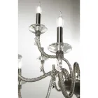 Classic 24 Lights Chandelier in Blown Glass and Hand Details - Phaedra Viadurini