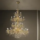 Chandelier 27 Lights in Venetian Glass Handmade in Italy - Florentine Viadurini