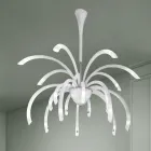 21 Lights Venetian Glass Chandelier Handmade in Italy - Jason Viadurini