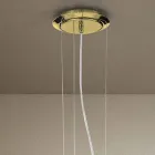 6 Light Handmade Venice Glass Chandelier Made in Italy - Bernadette Viadurini