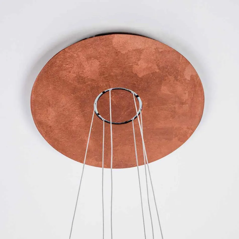 9 Lights Chandelier in Fine Painted Aluminium Made in Italy - Flash Viadurini