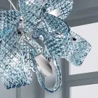 9 Light Venetian Glass Chandelier, Handmade in Italy - Diamonique Viadurini