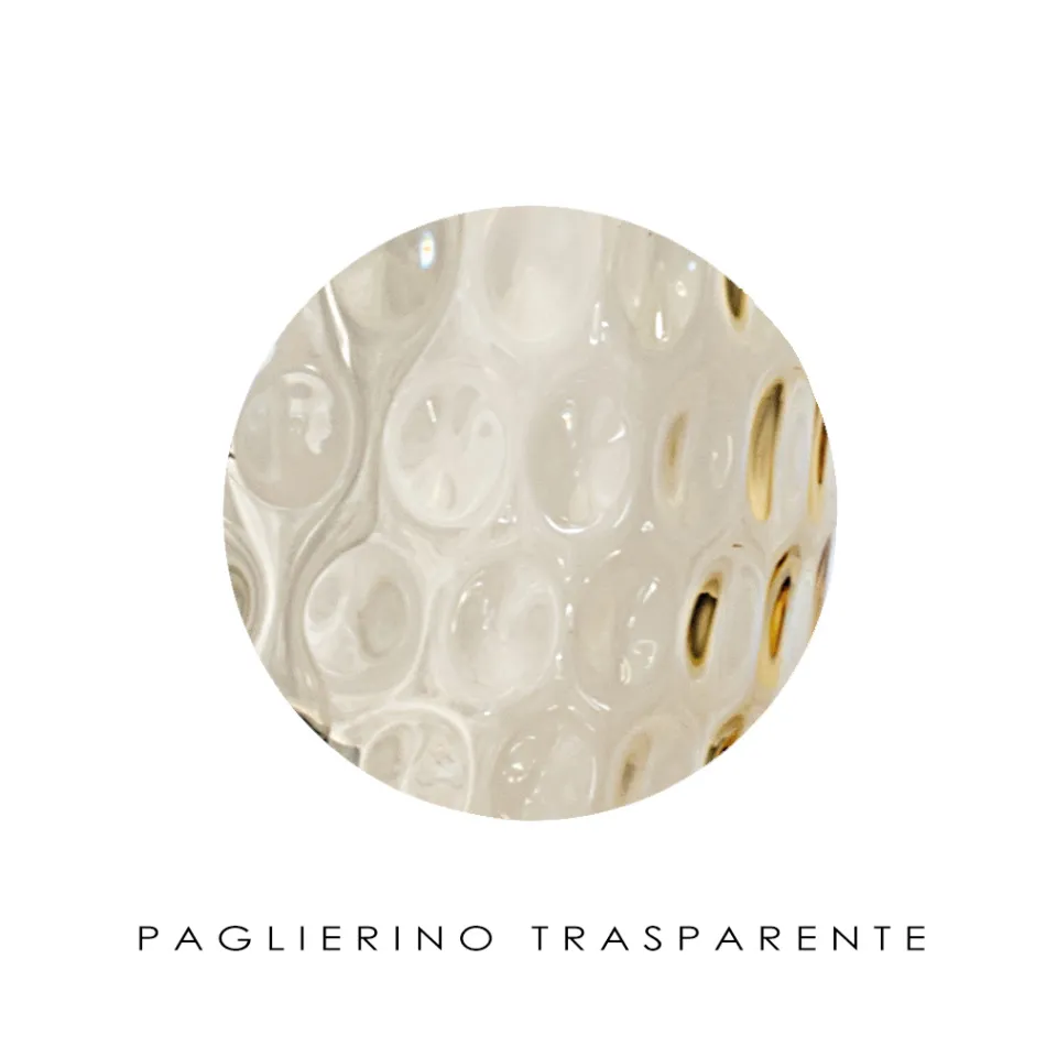 Five-Dome Venetian Glass Chandelier Made in Italy - Lucilla Viadurini