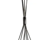 Althea Seven-Light Chandelier in Polished or Satin Glass Made in Italy Viadurini