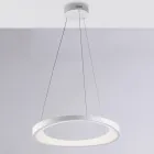 Voyager - White, Chrome, and Silver Metal Pendant Light for Interiors Viadurini