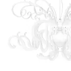 Suspension Chandelier in White Plexiglass Recyclable Design - Sancho Viadurini