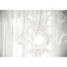 Suspension Chandelier in Recyclable White or Black Plexiglass - Sancho Viadurini