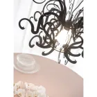 Suspension Chandelier in Recyclable White or Black Plexiglass - Sancho Viadurini