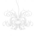 Suspension Chandelier in Recyclable White or Black Plexiglass - Sancho