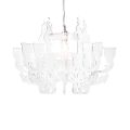 Satin White Plexiglass Pendant Lamp Made in Italy - Gea