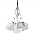 Handcrafted Chandelier in Venice Glass and Metal - Bolle Balloton