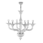 Handcrafted Venetian Blown Glass Chandelier Classic Style - Vanity Viadurini