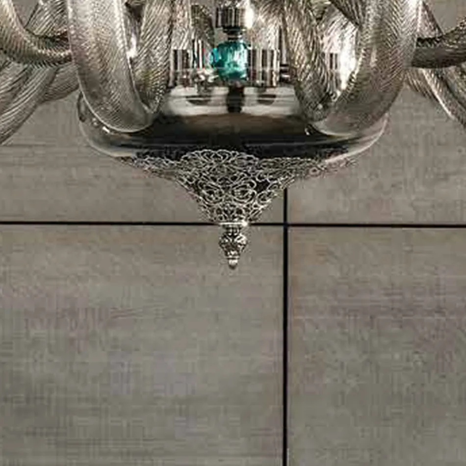Classic Chandelier 18 Lights in Handcrafted Glass and Crystals - Magrena Viadurini