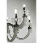 Classic Chandelier 30 Lights in Italian Luxury Handcrafted Glass - Saline Viadurini