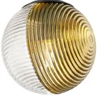 Chandelier with 8 Lights in Blown Glass in the Shape of a Sphere Made in Italy - Prilla Viadurini