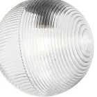 Chandelier with 8 Lights in Blown Glass in the Shape of a Sphere Made in Italy - Prilla Viadurini