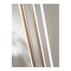 Chandelier with 8 LED Lights in Gold Painted Metal and Adjustable Cables - Orange Viadurini